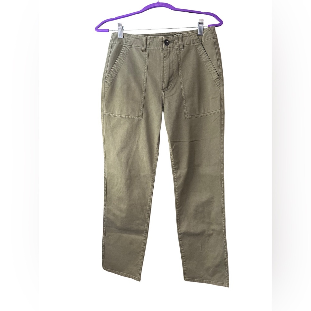 Adriano Goldschmied The Wes Utilitarian Green Tailored Jeans Sz 27